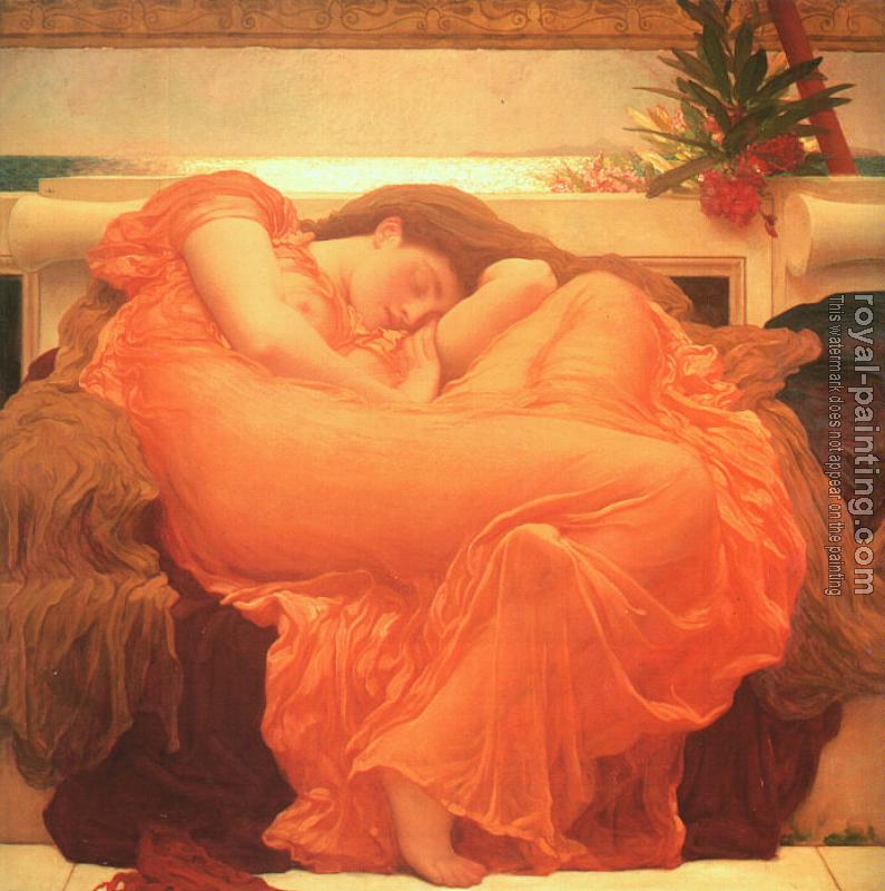 Lord Frederick Leighton : Flaming June Lord Frederick Leighton : Flaming June